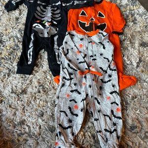 Halloween Long Sleeve Onesies - 3m